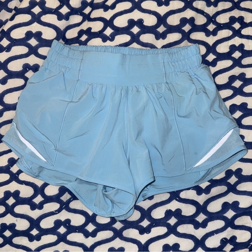 Blue chill Hotty hot lululemon shorts